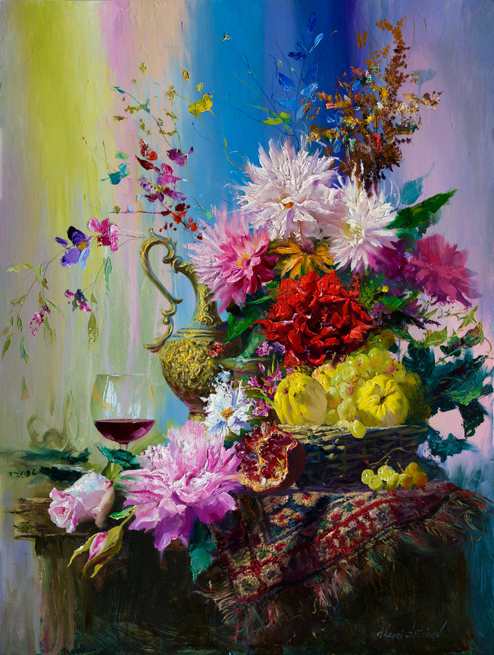 "Passionate Morning" Limited edition and Embellished Limited edition Giclee 30x40 inches