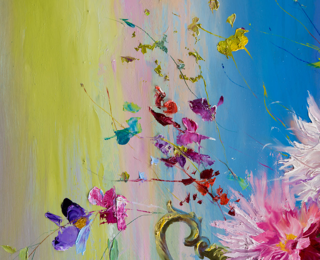 "Passionate Morning" Limited edition and Embellished Limited edition Giclee 30x40 inches