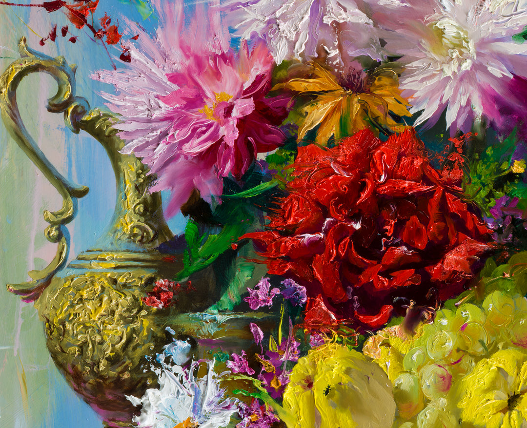"Passionate Morning" Limited edition and Embellished Limited edition Giclee 30x40 inches