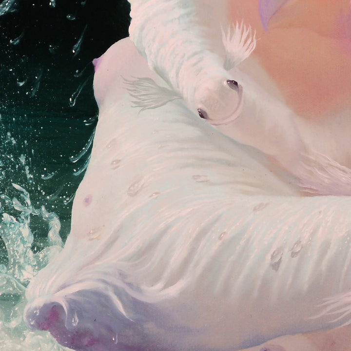 Aphrodites Dream 44x44 Giclee Edition Limitée sur Toile