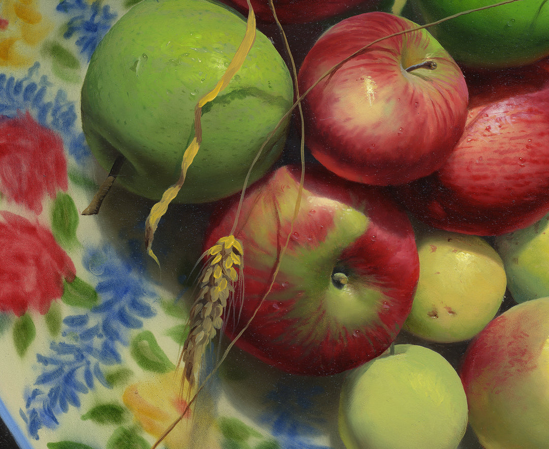 Récolte de pommes 24х24 Édition limitée sur toile