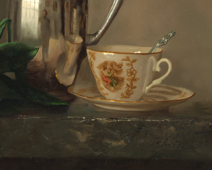 Аrtist's Morning Coffee 20х24 Éditions limitées Giclée sur toile