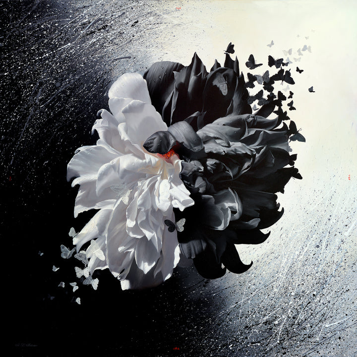 Dichotomie 40"x40" Giclée Édition Limitée sur Toile