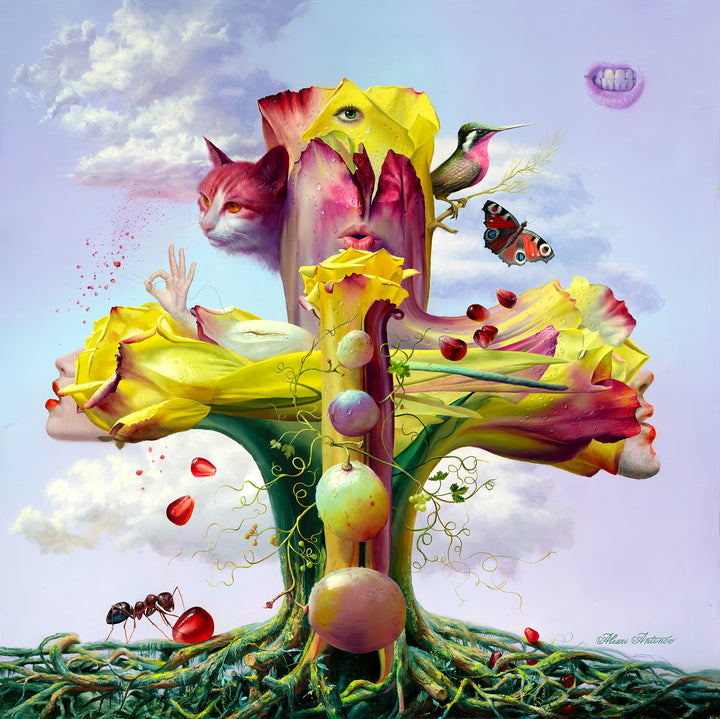 Genèse. Éditions limitées Giclée sur toile 54"x54"