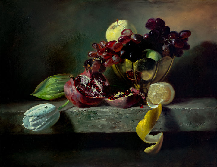 "One Layer Shortcut" 14x18 Inches, Oil on Canvas