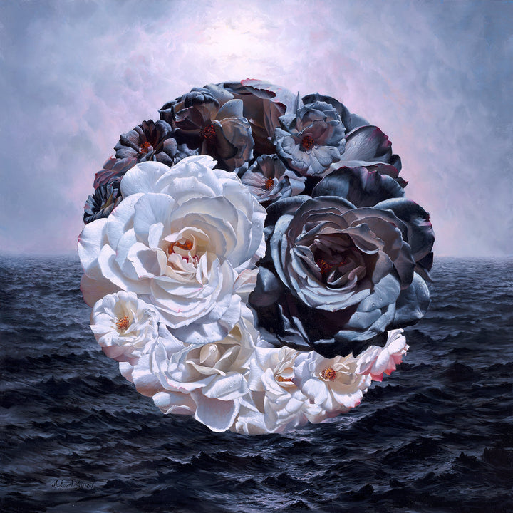 Dichotomie 40"x40" Giclée Édition Limitée sur Toile
