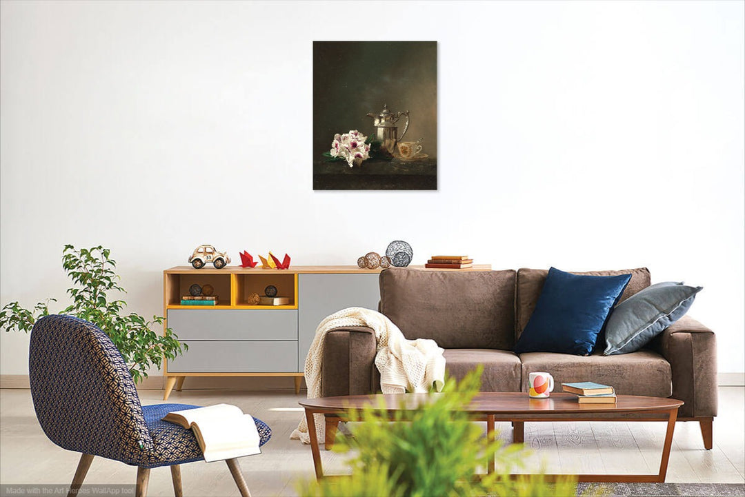 Аrtist's Morning Coffee 20х24 Éditions limitées Giclée sur toile