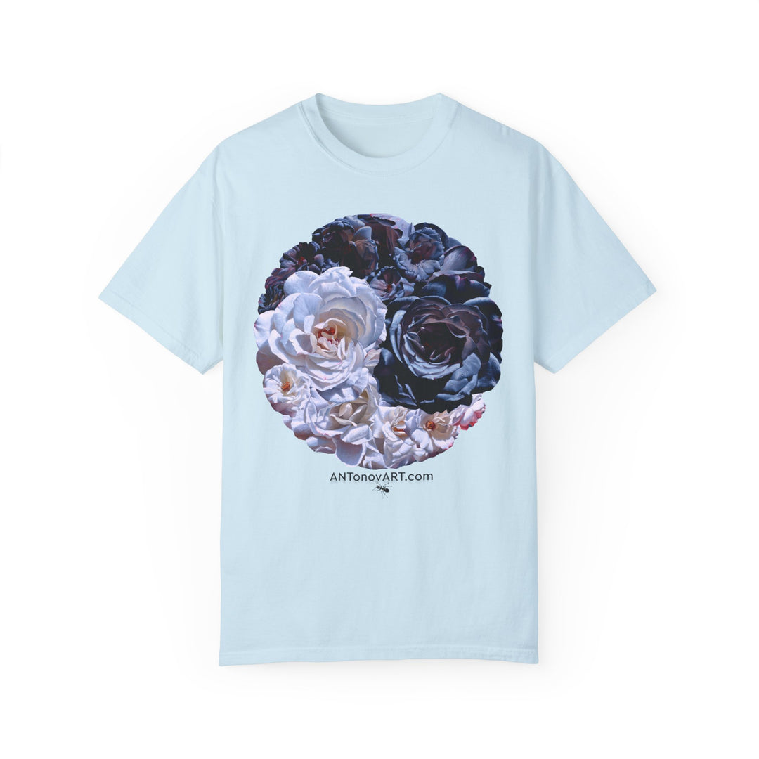 UnisexT-shirt with a reproduction of the painting "Ying and yang" by artist A. Antonov