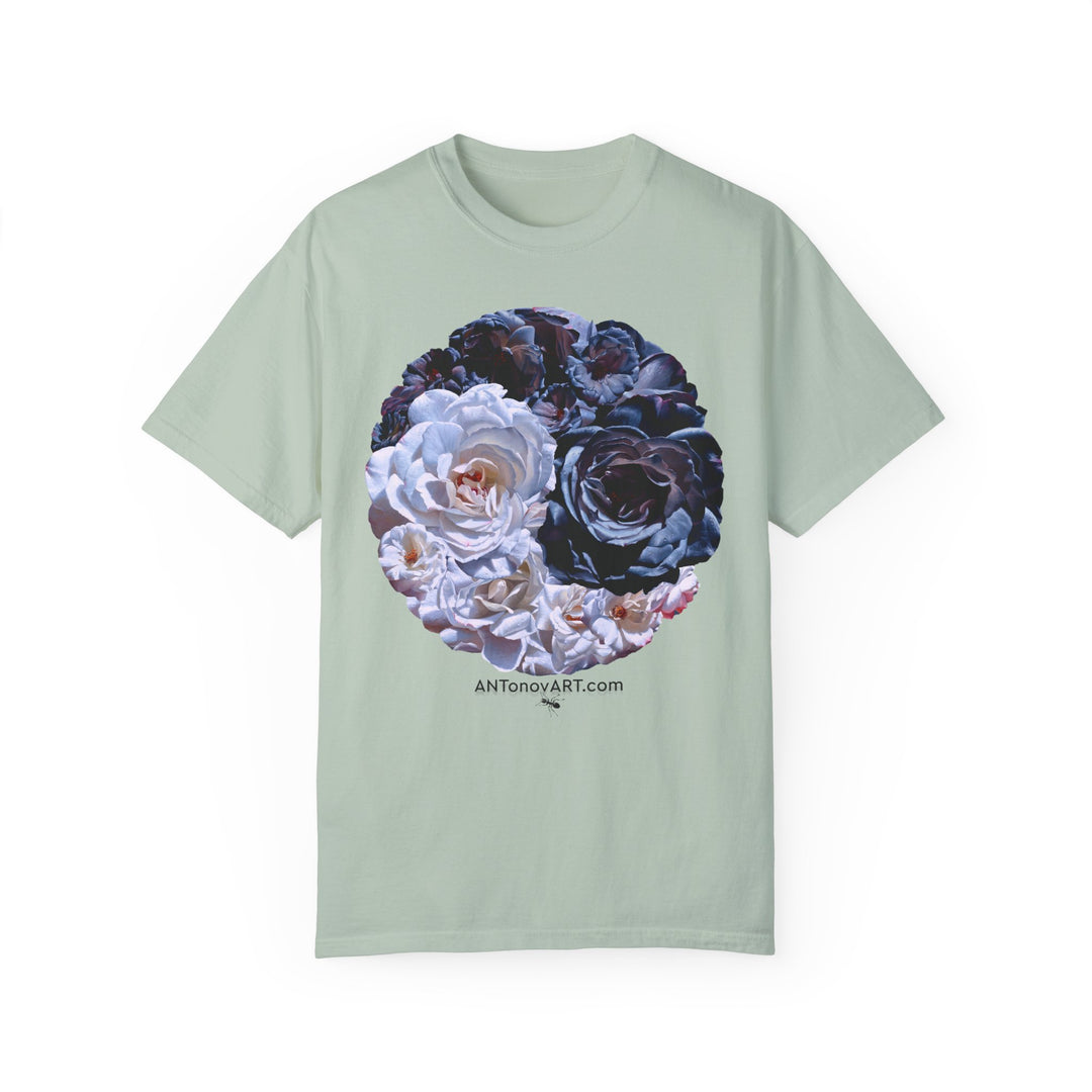 UnisexT-shirt with a reproduction of the painting "Ying and yang" by artist A. Antonov