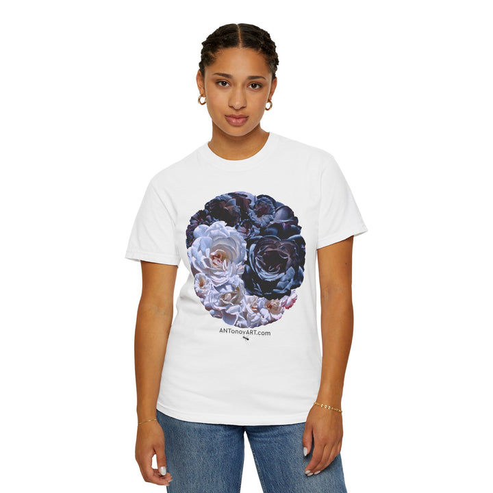 UnisexT-shirt with a reproduction of the painting "Ying and yang" by artist A. Antonov