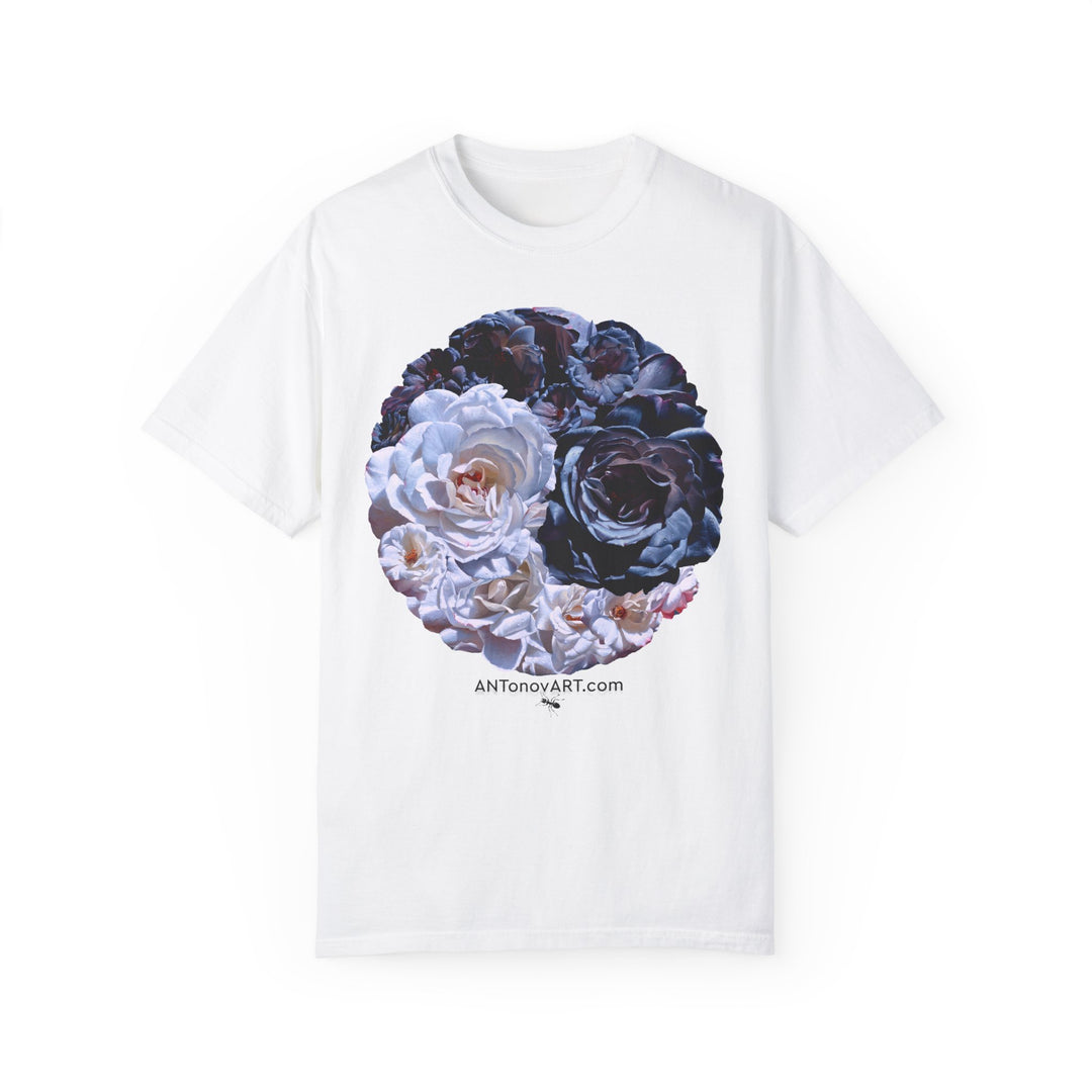 UnisexT-shirt with a reproduction of the painting "Ying and yang" by artist A. Antonov