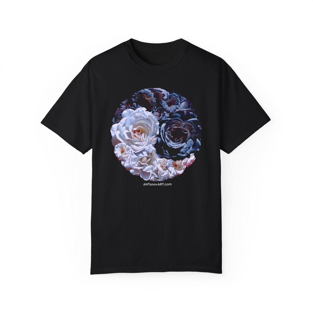 UnisexT-shirt with a reproduction of the painting "Ying and yang" by artist A. Antonov