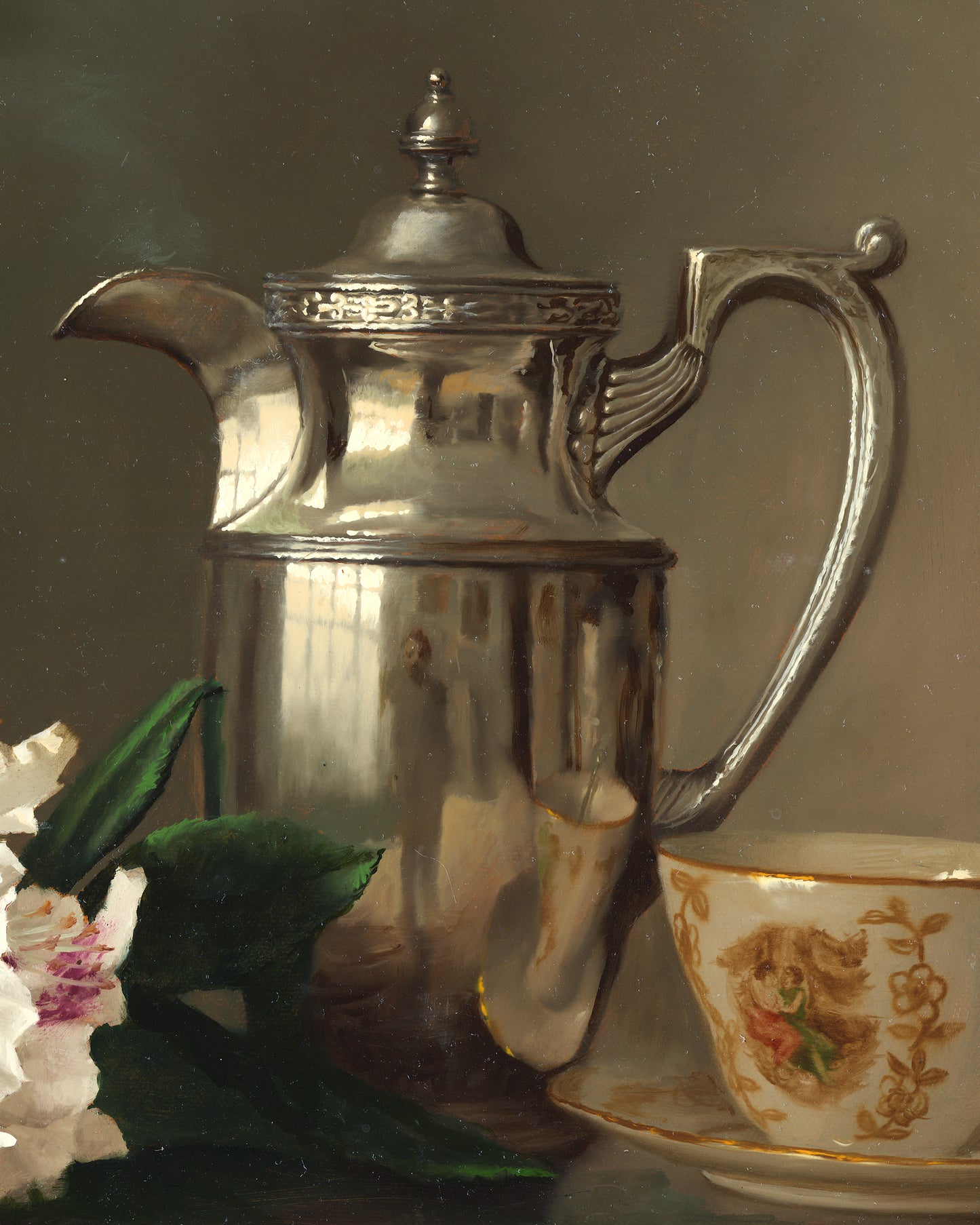 Аrtist's Morning Coffee 20х24 Éditions limitées Giclée sur toile
