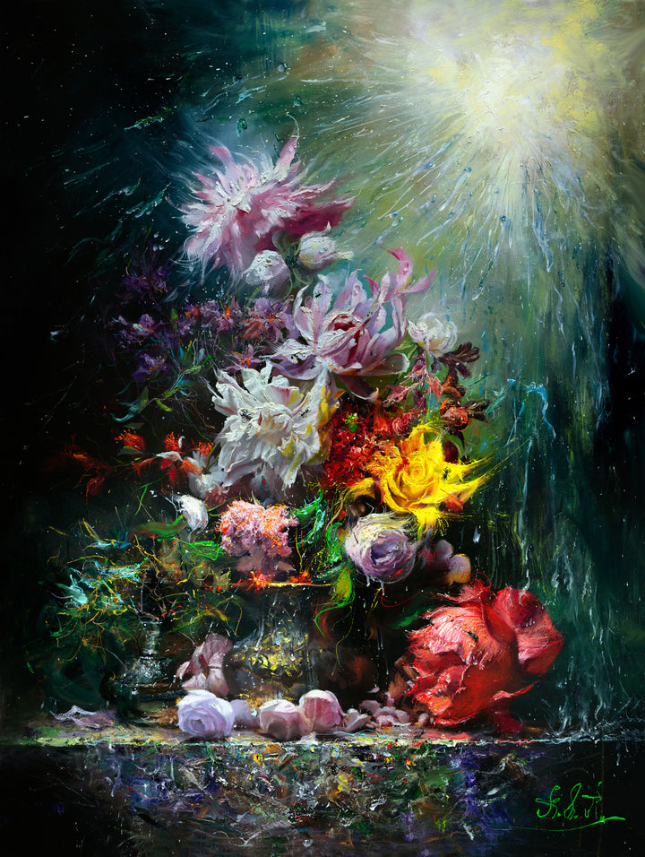 "Color Nocturne" Oil painting on Canvas, 30x40 inches