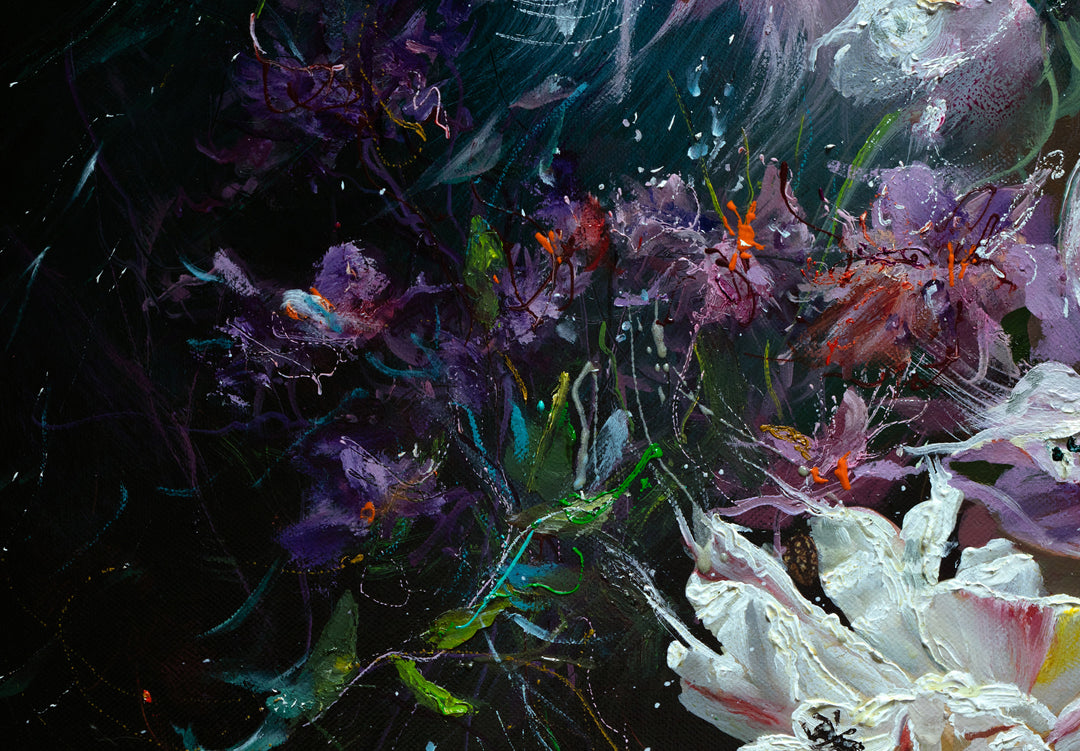 "Color Nocturne" Oil painting on Canvas, 30x40 inches