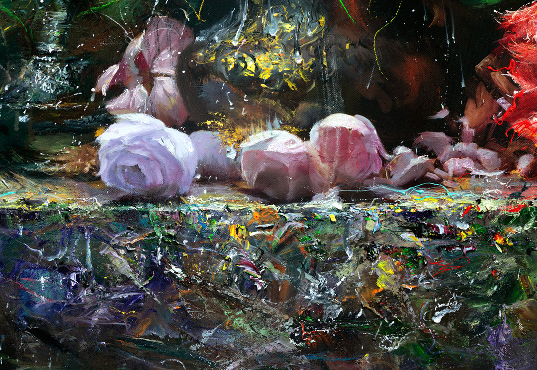 "Color Nocturne" Oil painting on Canvas, 30x40 inches
