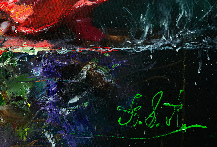 "Color Nocturne" Oil painting on Canvas, 30x40 inches