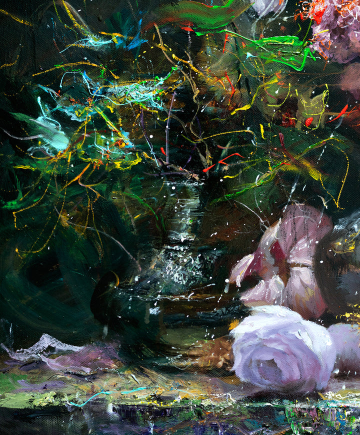 "Color Nocturne" Oil painting on Canvas, 30x40 inches