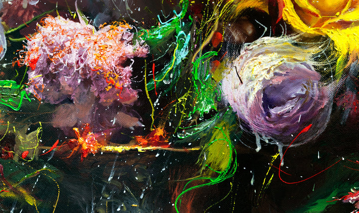 "Color Nocturne" Oil painting on Canvas, 30x40 inches