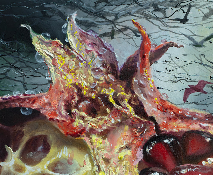 "Garnet in the Forest" Giclee Limited Edition, 18x18 & 16x16 inches