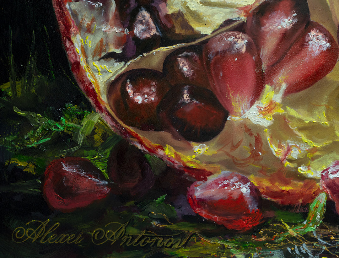 "Garnet in the Forest" Giclee Limited Edition, 18x18 & 16x16 inches