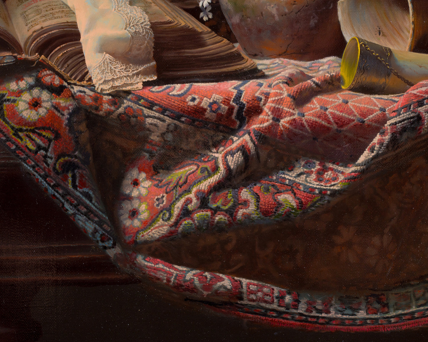 Fragment # 5 from "Gifts of Earth and Heaven" "Carpet" 20x16 Giclée Print on Archival Art Paper