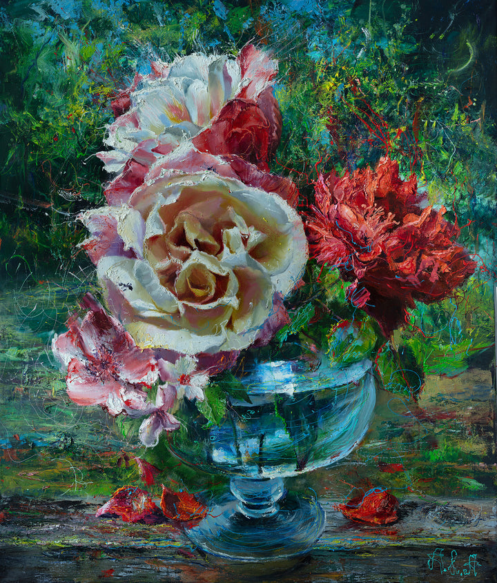 "Summer coolness" 30x36 inches, oil on canvas