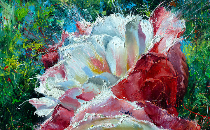 "Summer coolness" 30x36 inches, oil on canvas
