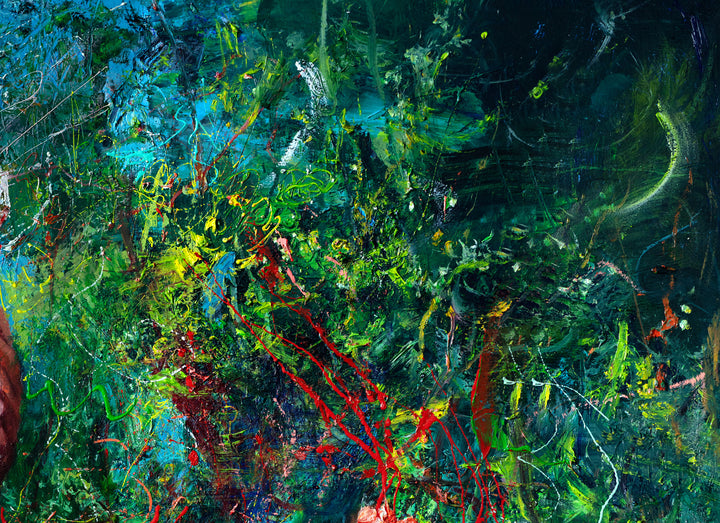 "Summer coolness" 30x36 inches, oil on canvas