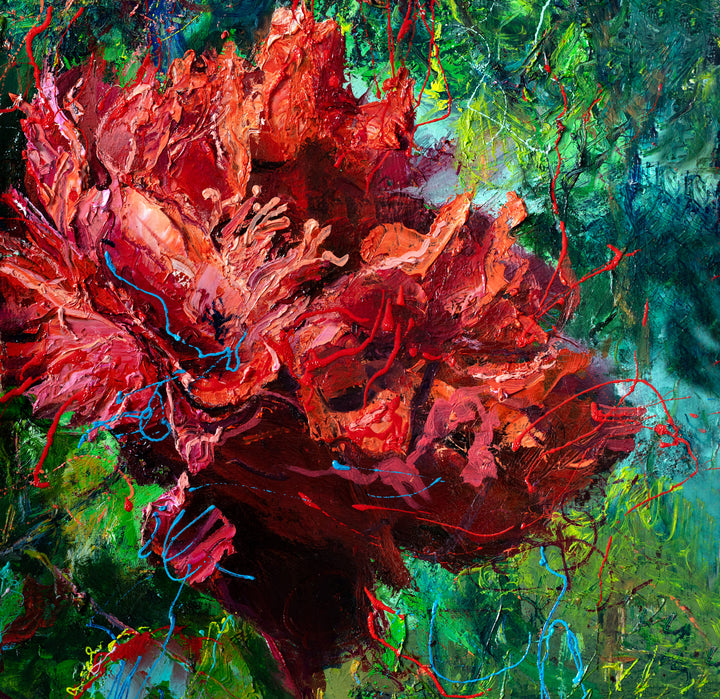 "Summer coolness" 30x36 inches, oil on canvas