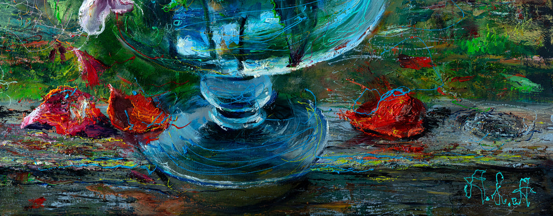 "Summer coolness" 30x36 inches, oil on canvas