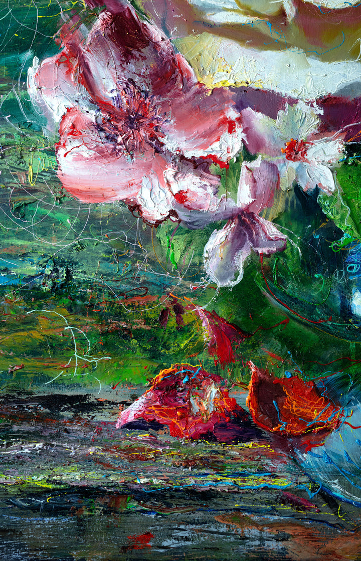 "Summer coolness" 30x36 inches, oil on canvas